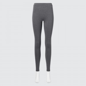 Chaussette Uniqlo Heattech Extra Warm Cotton Thermal Leggings Femme Grise Foncé | 5862-EXHIQ
