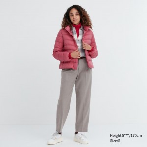 Hauts Uniqlo Heattech Pleated Trousers Femme Grise | 2470-VPKDI