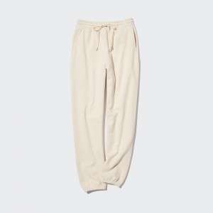 Hauts Uniqlo Joggers Femme Blanche | 9634-ABNTO