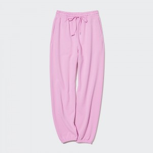 Hauts Uniqlo Joggers Femme Rose | 2064-UNGBW
