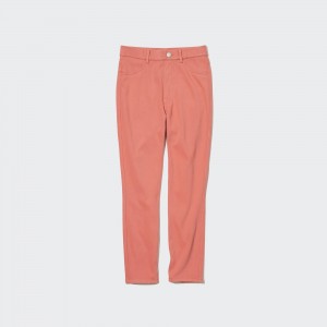 Hauts Uniqlo Ultra Stretch High Rise Cropped Leggings Femme Rose | 7891-LMQIS