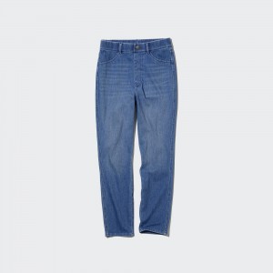 Hauts Uniqlo Ultra Stretch High Rise Cropped Leggings Femme Bleu | 1078-RFSCZ