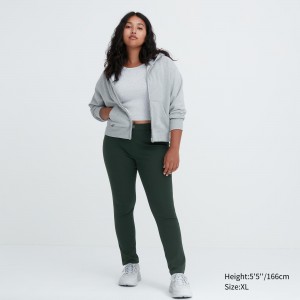 Hauts Uniqlo Ultra Stretch Leggings Femme Vert Foncé | 1053-LAJIK