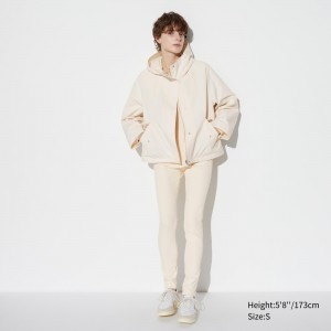 Hauts Uniqlo Ultra Stretch Leggings Long Femme Blanche | 2813-AJBQW