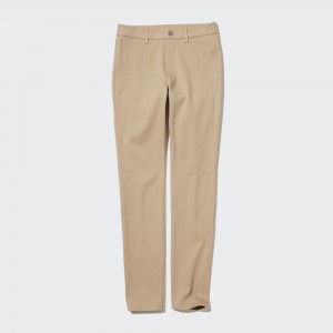 Hauts Uniqlo Ultra Stretch Leggings Long Femme Beige | 5093-BWZHE