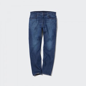 Jean Uniqlo Ezy Ultra Stretch Slim Fit Jeans Homme Bleu | 4972-VXSLM