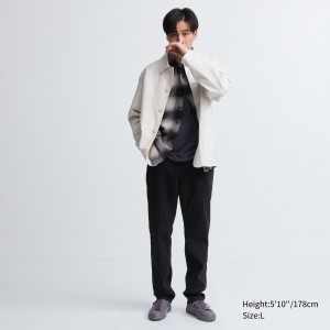 Jean Uniqlo Ezy Ultra Stretch Soft Jeans Homme Noir | 1526-OQRVN