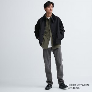 Jean Uniqlo Slim Fit Jeans Homme Grise | 4987-LQHEK