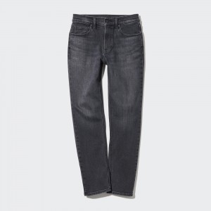 Jean Uniqlo Slim Fit Straight Leg Jeans Femme Grise | 4265-ZQUWY
