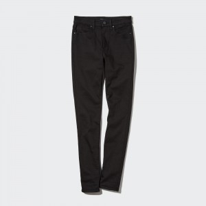 Jean Uniqlo Ultra Stretch High Rise Skinny Fit Jeans Femme Noir | 0231-FEJBI