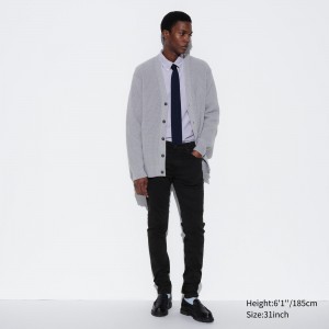 Jean Uniqlo Ultra Stretch Skinny Fit Jeans Homme Noir | 7514-QETND