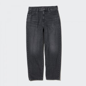Jean Uniqlo Wide Leg Tapered Jeans Femme Grise | 2814-AGBNM