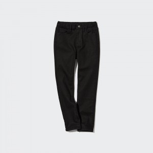 Pantalon Jogging Uniqlo Ultra Stretch Soft Jeans Enfant Noir | 5387-WTSIY