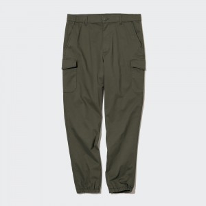 Pantalons Uniqlo Cargo Jogger Trousers Long Homme Vert Olive | 2596-WSOZJ