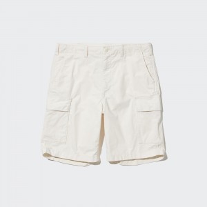Pantalons Uniqlo Cargo Shorts Homme Blanche | 6251-LXQUV