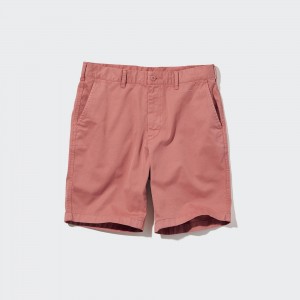 Pantalons Uniqlo Chino Shorts Short Homme Rose | 7602-TJHNW