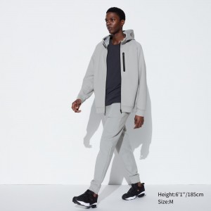 Pantalons Uniqlo Dry Stretch Joggers Homme Grise Clair | 4217-LIRJO