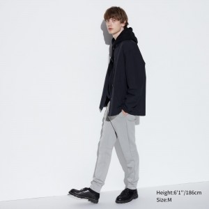 Pantalons Uniqlo Dry Stretch Joggers Long Homme Grise Clair | 7236-EPMFK