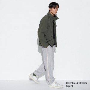 Pantalons Uniqlo Side Stripe Joggers Homme Grise | 0467-BZGFK