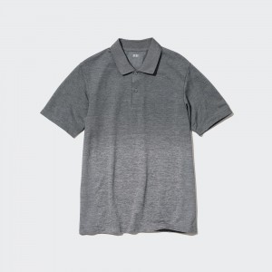 Polo Uniqlo Dry Ex Polo Shirt Homme Grise | 5034-ULKZD