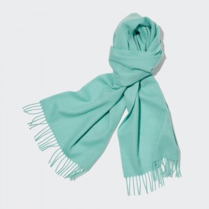 Sacs Uniqlo 100pct Cashmere Scarf Femme Vert | 3107-TQDMS