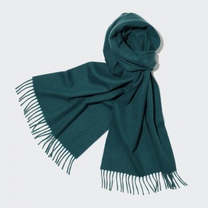 Sacs Uniqlo 100pct Cashmere Scarf Femme Vert Foncé | 4712-FNUQC