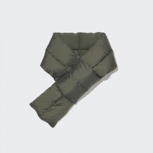 Sacs Uniqlo Heattech Lined Padded Scarf Femme Vert Olive | 1735-UCOGH