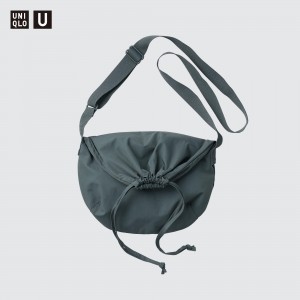 Sacs Uniqlo Mini Drawstring Bag Femme Vert | 4563-VOWLN