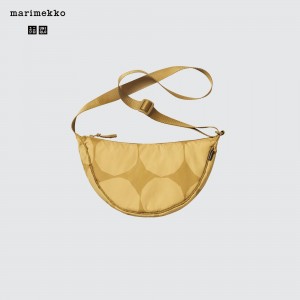 Sacs Uniqlo Round Mini Shoulder Bag Femme Beige | 0218-XCYPN