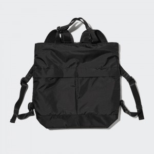 Sacs Uniqlo Two Way Utility Bag Femme Noir | 0583-WCSFX