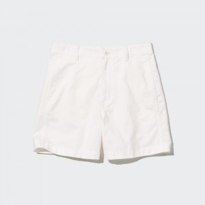 Short Uniqlo Chino Shorts Femme Blanche | 2784-ZTVMB