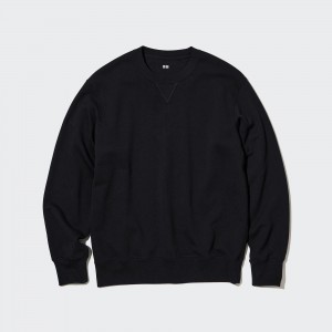 Sweat a Capuche Uniqlo Sweatshirt Homme Noir | 7146-NVRKS
