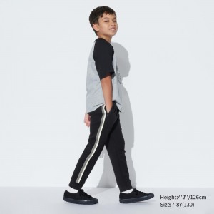 Sweat a Capuche Uniqlo Ultra Stretch Dry Joggers Enfant Noir | 3094-PUCOE