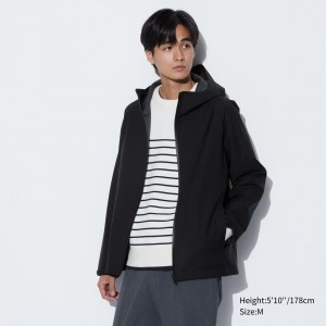 Vestes Uniqlo Blocktech 3d Cut Parka Homme Noir | 3124-GOPSL