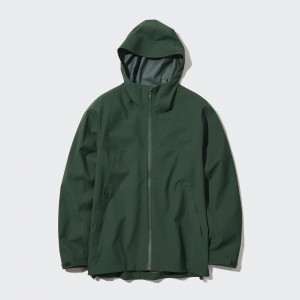 Vestes Uniqlo Blocktech 3d Cut Parka Homme Vert Olive | 3180-CXBIJ