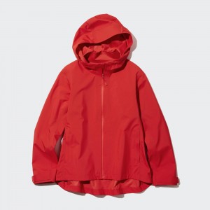 Vestes Uniqlo Blocktech Parka Femme Rouge | 7159-CYSKU