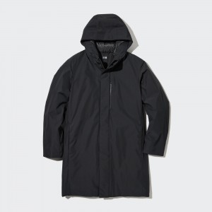Vestes Uniqlo Hybrid Down Coat Homme Noir | 4520-ACTNO