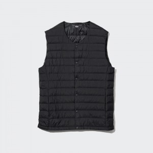 Vestes Uniqlo Ultra Light Down Compact Vest Homme Noir | 5749-XJDYH