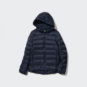 Vestes Uniqlo Ultra Light Down Parka Femme Bleu Marine | 2019-TFBAU